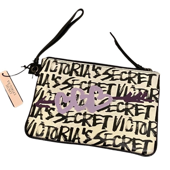 Victoria’s Secret makeup pouch / wristlet bag . New. - Picture 1 of 6